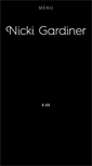 Mobile Screenshot of nickigardiner.com